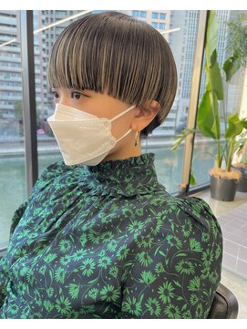 キーチェ 梅田中崎町(keych) レイヤーカット/くびれヘア/ハイライトカラー[梅田駅/中崎町駅]