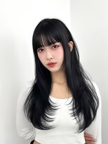 アマトウキョウ アユンチェ(AMA TOKYO×AYUNCHE) 前髪顔まわり韓国ヘアレイヤーカットサイドバンク2wayバンク韓国