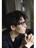 大人メンズスタイル！ビジネスマン！メガネ合うヘア 担当 久保田