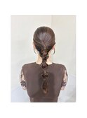 網みおろしヘアセット
