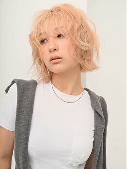 ラックスビー ユナイテッド 神戸三宮いくたロード店(LUXBE UNITED)の写真/最旬トレンドカラーも☆人気の艶カラー、ケアブリーチ使用◎ダメージレスで周りに自慢したくなる髪色に♪