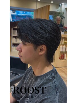 ルースト 原宿店(ROOST) ニュアンスパーマ/センターパート/渋谷/原宿/パーマ