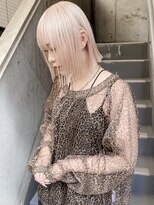 ペレ アネックス 大阪梅田茶屋町店(PELE ANNEX)&nbsp;ミディアムヘア/デザインカラー/フェイスフレーミング/梅田