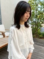 トップヘアーヒルズ 安城(TOP HAIR HILLS)&nbsp;透け感レイヤー × ナチュラルセミミディ