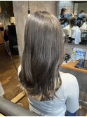 ブリーチあり　グレージュカラー
