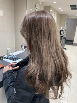 ピークアブー ワン(PEEK-A-BOO ONE) ダブルカラーグレージュミルクティー