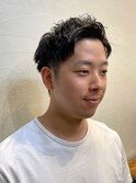 無造作ショートパーマ