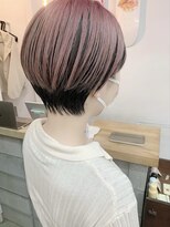 キューズ クラブ(cuz KLUB) 【cuzKLUB】耳掛けショート×ピンクカラー◎池袋