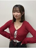 まとまるボブ.顔周りカット【COTAN nakaji】