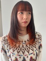 ヤーン(yaan) オレンジインナーカラー