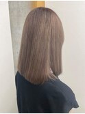 20代30代40代髪質改善肩ラインミルクティベージュ透明感