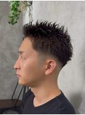 men's/ブリーチ/パーマ/メンズバレイヤージュ/メンズハイライト