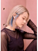 パーク バイ グラッジ 池袋(Park by GLADGE)&nbsp;艶髪×インナーブルー×ブリーチ2～3回ベース