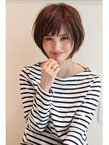 レウナ 外苑前(Reuna)&nbsp;３０代・４０代に人気ひし形シルエットなニュアンスショートボブ
