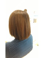 シアン ボブ オレンジ マニキュアカラー