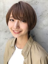 ミィ 表参道(mee.)&nbsp;【mee.】 ひし形ショート ナチュラルブラウン