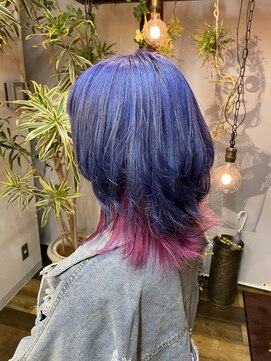 コレット ヘアー 大通(Colette hair) Blue×Pink