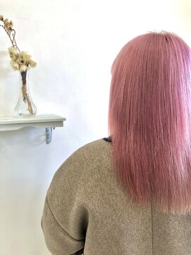 ネバーランド(NEVERLAND) セミロング桜ピンクカラー