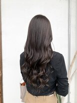ネモヘアーワークス(nemo hair works)&nbsp;ロングへア　巻き髪　暗めカラー