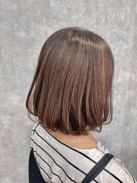 ノア 北浦和店(Noa) ピンクベージュ/ショートボブ/ショートヘア/カット＋カラー