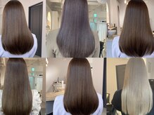【美革ストレート】革新的な美革ストレート。手ぐしを通した時に感じる、ナチュラルな毛流れと質感（2h半）