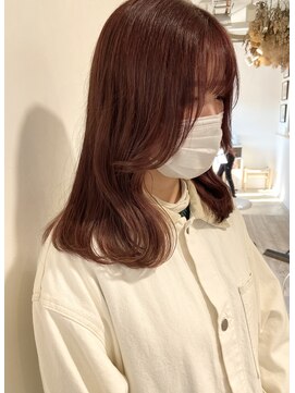 ジジ フィーカ 佐野(Gigi fika) ピンクブラウン