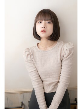 ハイル(Heil) 【Heil】 フレンチボブ/ワンレンボブ/透明感/ことりベージュ