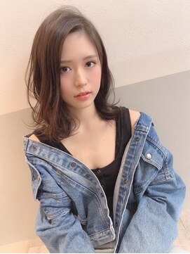 リベルタ(Liberta hair design) 小顔ミディアム外ハネボブ