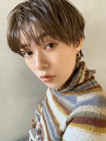 パーク(PARK)&nbsp;【PARK】カーキベージュ×ニュアンスカーリー