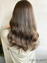 ソーエン ヘアー エイト 札幌駅前店(soen hair eight by HEADLIGHT) 透明感ベージュ×韓国風波巻き_SP20210915_2