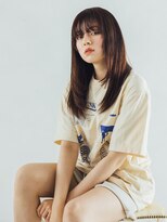 ハイレート 坂戸店(Hairate) たっぷりレイヤーのショコラブラウンセミロング