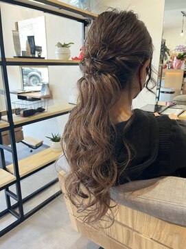 スイ(SUI) ポニテアレンジ(^^)