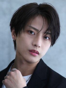 リップス 表参道店(LIPPS) 韓国ショートウルフ【かきあげシースルー】