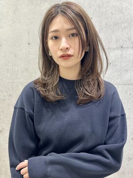 ガーデン オオタカノモリ(garden otakanomori) 大人可愛い×小顔前髪×ベージュカラー×美髪×エアリーロングa