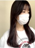 イメチェン/似合わせカット/フルバング/レッドブラウン/柏