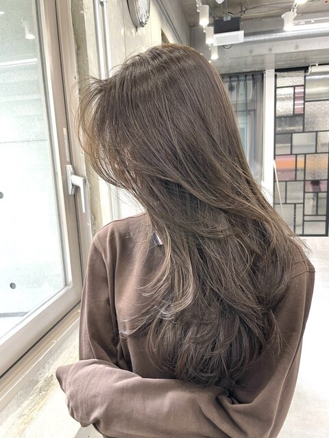 【YUTO】@yuto.fuku.hair ラフレイヤー×オリーブグレー