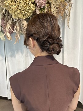 トリコ ショップアンドヘアサロン(tricot shop hair salon) ミディアム×ヘアセット♪yu