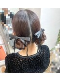 お団子ツイン