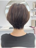 後ろ姿美人ショート