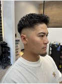 短髪フェード