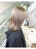 ルーシー(Lucy)&nbsp;【Lucy】ボブ×ミルクティーベージュ