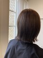 オジコロジ(ojiko.roji) 切りっぱなしボブ^ ^