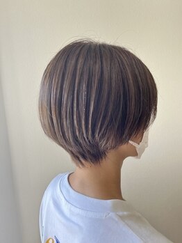 リノア(Linoa)の写真/〈グレイカラーをポジティブに!!〉今までと同じようにカラーを楽しめる♪透明感あふれるツヤ髪に＊