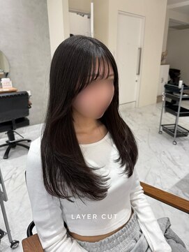 シェノン 夙川(CHAINON) 似合わせカット/動くレイヤー/柔らかい質感