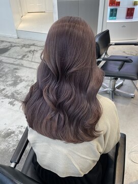 ゲーム 原宿店(GAME) 韓国ヘア/前髪カットホワイトグレージュ/チェリーブラウン/原宿