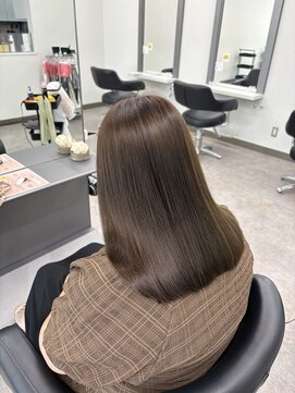 ガルボヘアー 桟橋店(garbo hair) オイルカラーオリーブベージュ高知美容院