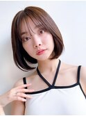Say.ボブミルクティーベージュシルキーベージュことりベージュ