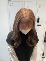 セイドット オモテサンドウ(Say. omotesando) Say.ロングレイヤーミルクティーベージュハイトーン表参道青山