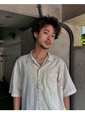 スパイキーショート/ニュアンスパーマ/メンズカット/眉毛
