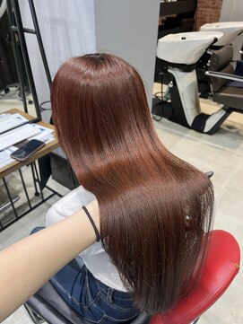 ポリッシュヘアーメイク 金町店(POLISH hair make) オレンジカラー
